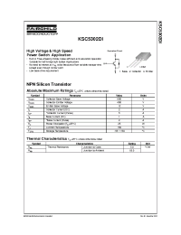 Datasheet KSC5302DI manufacturer Fairchild
