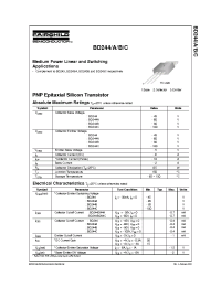 Datasheet KSE2955T manufacturer Fairchild