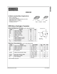 Datasheet KSH122-I manufacturer Fairchild