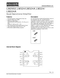 Datasheet LM224 manufacturer Fairchild