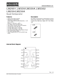 Datasheet LM239AN manufacturer Fairchild