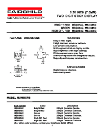 Datasheet MSD314C manufacturer Fairchild