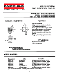 Datasheet MSD319C manufacturer Fairchild