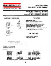 Datasheet MSD4940C manufacturer Fairchild