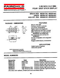 Datasheet MSQ6140C manufacturer Fairchild