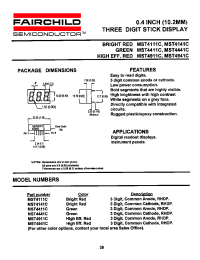 Datasheet MST4141C manufacturer Fairchild