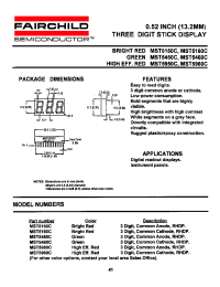 Datasheet MST5150C manufacturer Fairchild