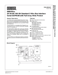 Datasheet NM24W02 manufacturer Fairchild