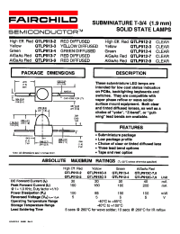 Datasheet QTLP912-2 manufacturer Fairchild