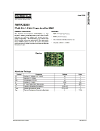 Datasheet RMPA39200 manufacturer Fairchild
