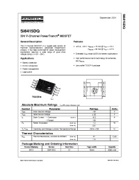Datasheet SI6415DQ manufacturer Fairchild