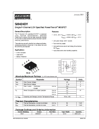 Datasheet SI9424DY manufacturer Fairchild