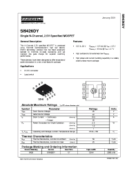 Datasheet SI9426 manufacturer Fairchild