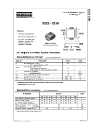 Datasheet SS22 manufacturer Fairchild
