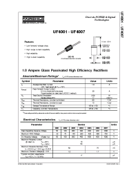 Datasheet UF4002 manufacturer Fairchild