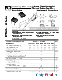Datasheet DFZ005-10-10S manufacturer FCI