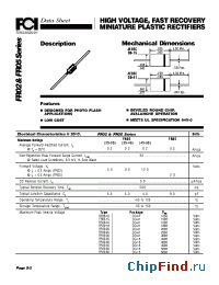 Datasheet FR02-25 manufacturer FCI