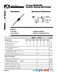 Datasheet FR6A02 manufacturer FCI