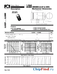 Datasheet LL5228B manufacturer FCI