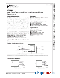 Datasheet LP3891 manufacturer FCI