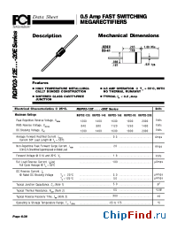 Datasheet RGP02-12E manufacturer FCI