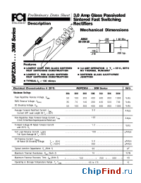 Datasheet RGPZ30A-M manufacturer FCI