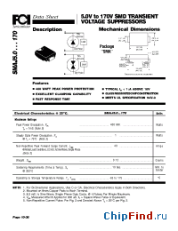 Datasheet SMAJ110 manufacturer FCI