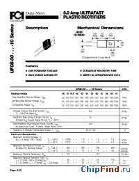 Datasheet UF08-09 manufacturer FCI