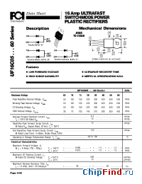 Datasheet UF16C10 manufacturer FCI