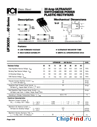 Datasheet UF30C30 manufacturer FCI