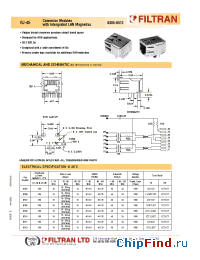 Datasheet 8310 manufacturer Filtran