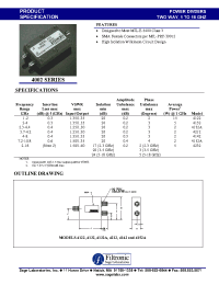 Datasheet 4132A manufacturer Filtronic