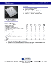 Datasheet 6707 manufacturer Filtronic