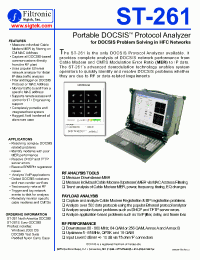 Datasheet ST-261 manufacturer Filtronic