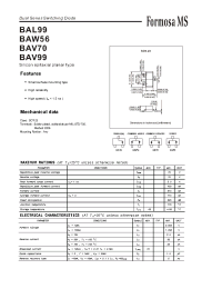 Datasheet BAL99 manufacturer Formosa