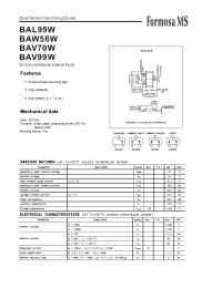 Datasheet BAL99W manufacturer Formosa