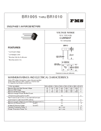 Datasheet BR1005 manufacturer Formosa