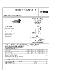 Datasheet BR305 manufacturer Formosa