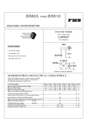 Datasheet BR805 manufacturer Formosa