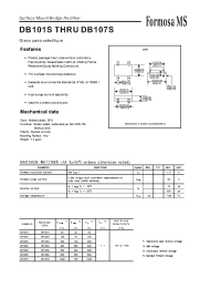 Datasheet DB102S manufacturer Formosa