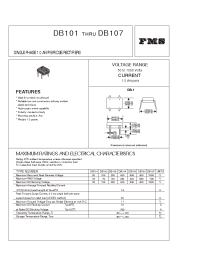Datasheet DB104 manufacturer Formosa