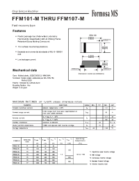 Datasheet FFM102-M manufacturer Formosa