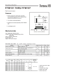 Datasheet FFM103 manufacturer Formosa