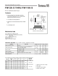 Datasheet FM1100-S manufacturer Formosa