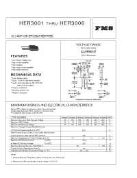 Datasheet HER3002 manufacturer Formosa