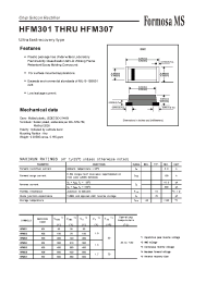 Datasheet HFM307 manufacturer Formosa