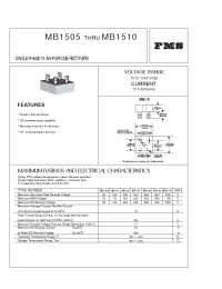 Datasheet MB1505 manufacturer Formosa