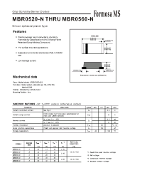 Datasheet MBR0560-N manufacturer Formosa