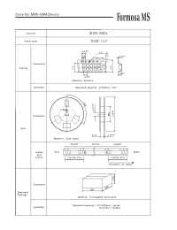 Datasheet MINI-SMA manufacturer Formosa
