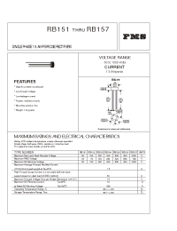 Datasheet RB151 manufacturer Formosa